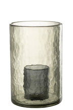 J-Line Windlicht Dubbel Glas Groen Large