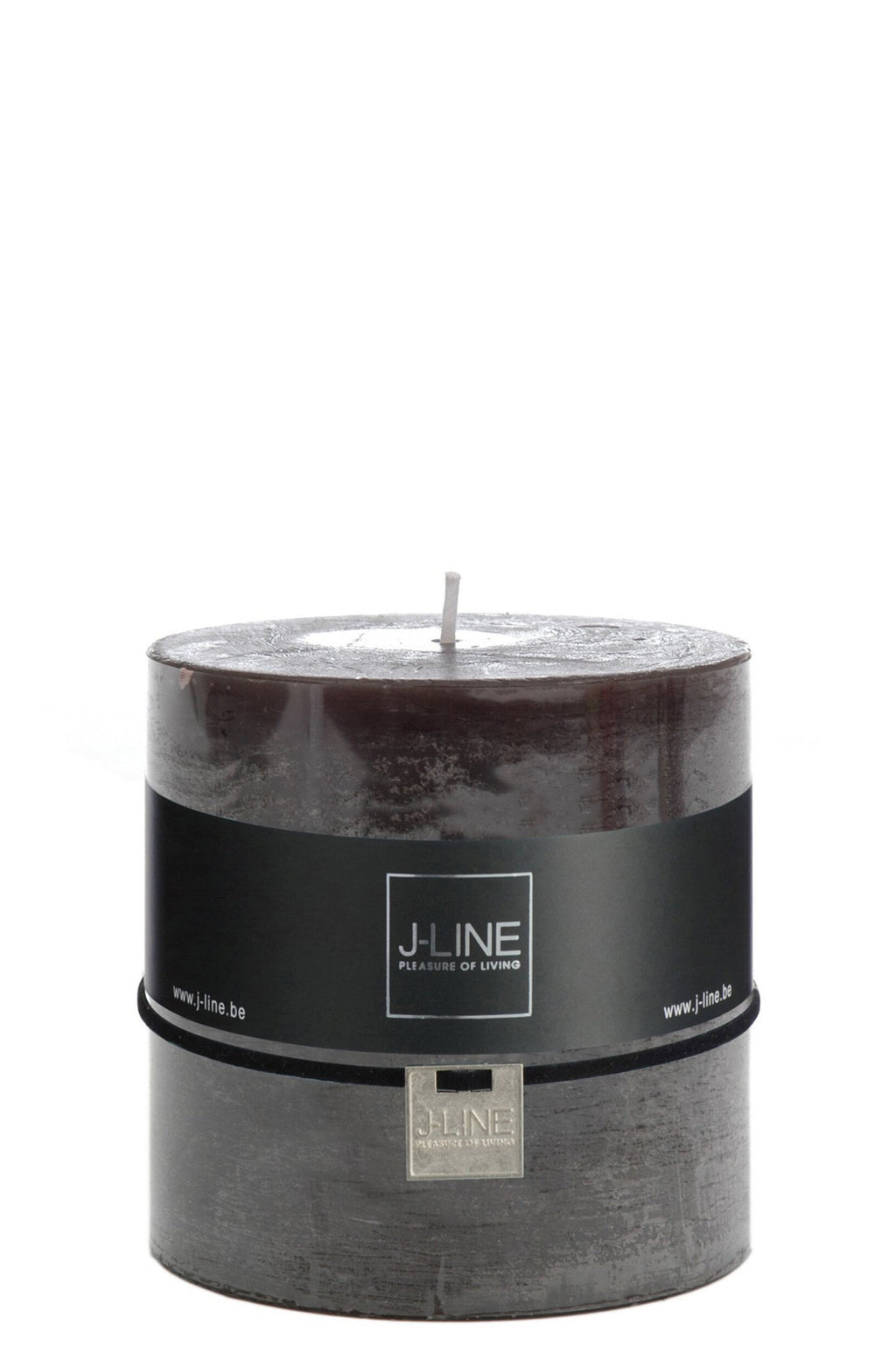 J-Line cilinderkaars - zwart - 8U