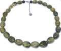 Ovale imitatie edelsteen ketting