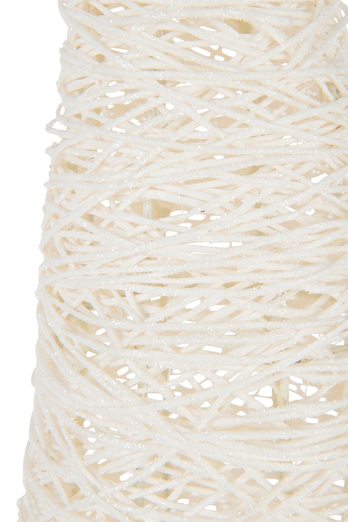 J-Line decoratie Kerstboom Op Voet - metaal/papier - wit - L