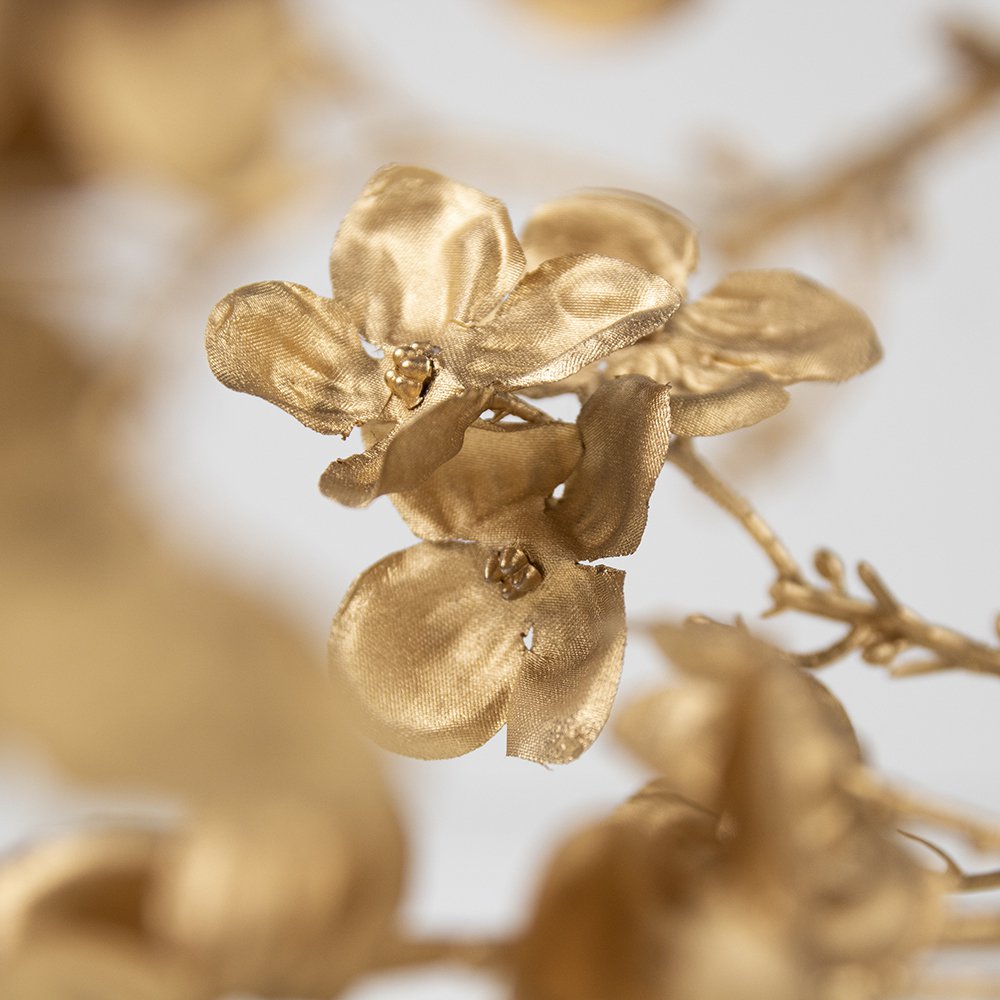 Siertak hortensia goud champagne 85cm*