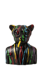 J-Line decoratie Luipaard Verfvlekken - polyresin - zwart/mix