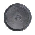 Metalen ronde schaal zwart D68,5