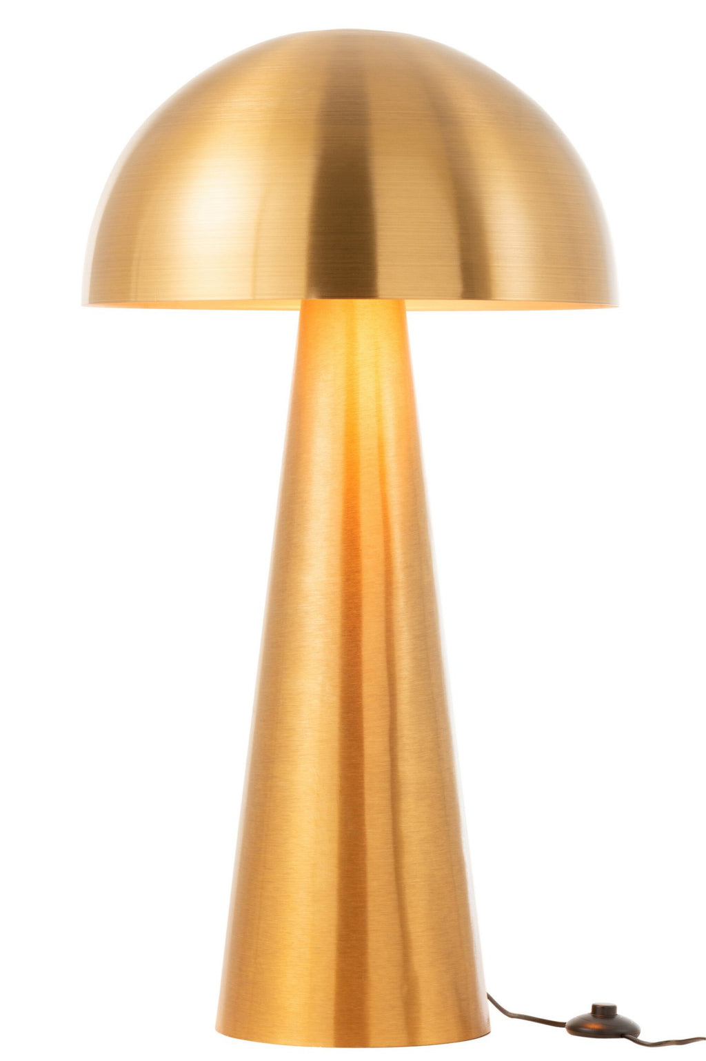J-Line lamp Paddenstoel - metaal - mat goud - extra large