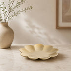 Modern decoratief aluminium dienblad – beige poedercoating