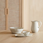 Schaal 22,5xH7,5cm beige Nomad