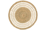 J-Line Rond Zeegras placemat - jute - naturel