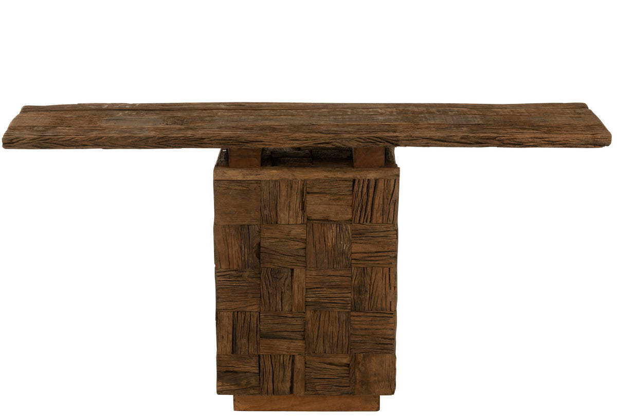 J-Line Console Woody Hout Naturel