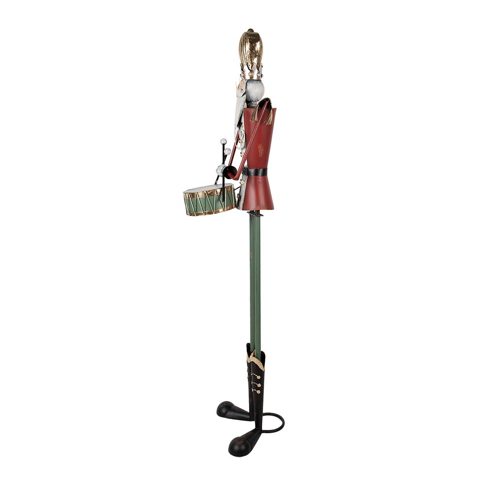 Kerstdecoratie Beeld Notenkraker 38x47x178 cm Metaal