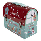 Spaarpot 17x8x14 cm Groen Metaal