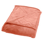Nederlands decor Charlie - Plaid 200x220 cm gedempte klei - roze
