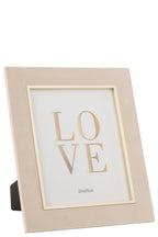 J-Line Fotokader Dita Velvet Beige Large