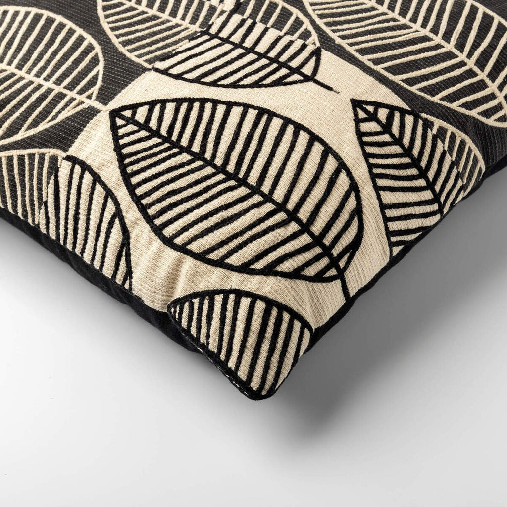 Nederlands decor dakota - kussen 45x45 cm - raaf - zwart