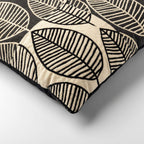 Nederlands decor dakota - kussen 45x45 cm - raaf - zwart