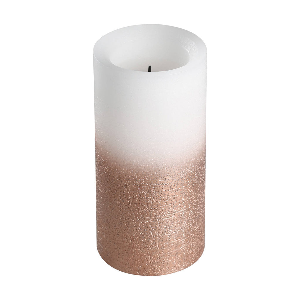 LED Kaars Amboriala Koper 8x15 cm