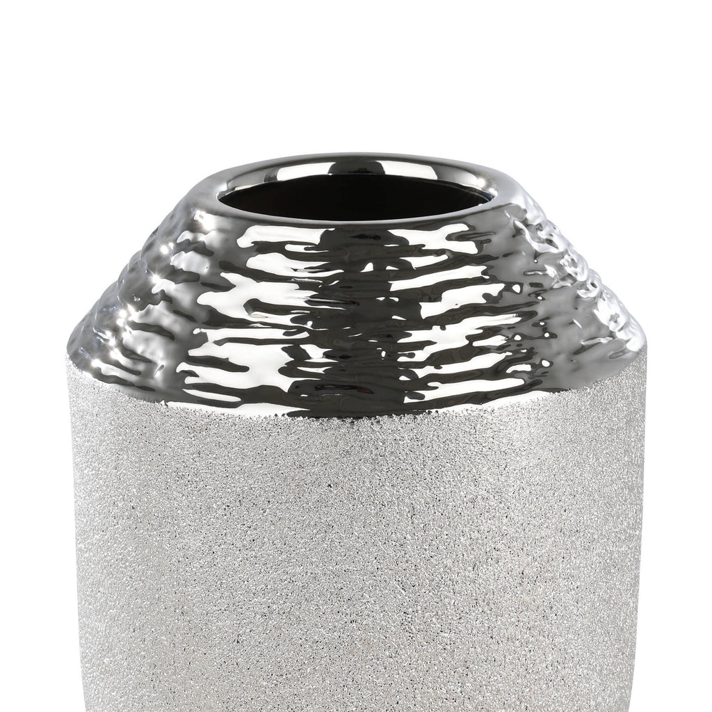 Vaas Aramberri Zilver 17x25 cm