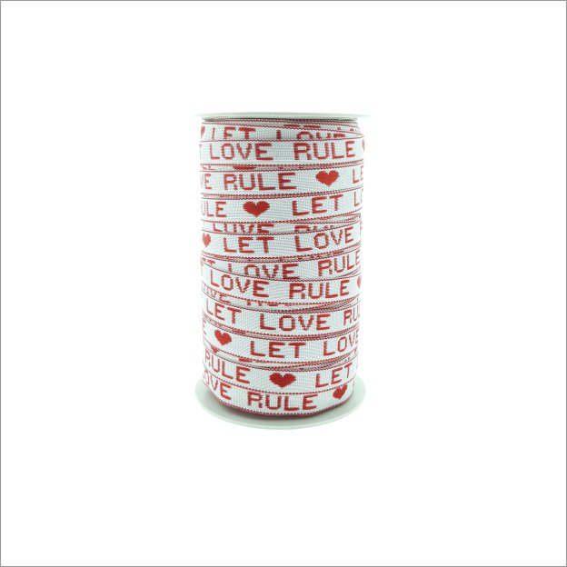 Lint - Festival - Let love rule – Lint wit-rood