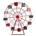 Kerstdecoratie Reuzenrad 167x59x170 cm Rood Metaal