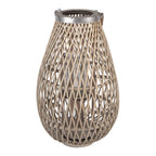 Windlicht Beige Rotan