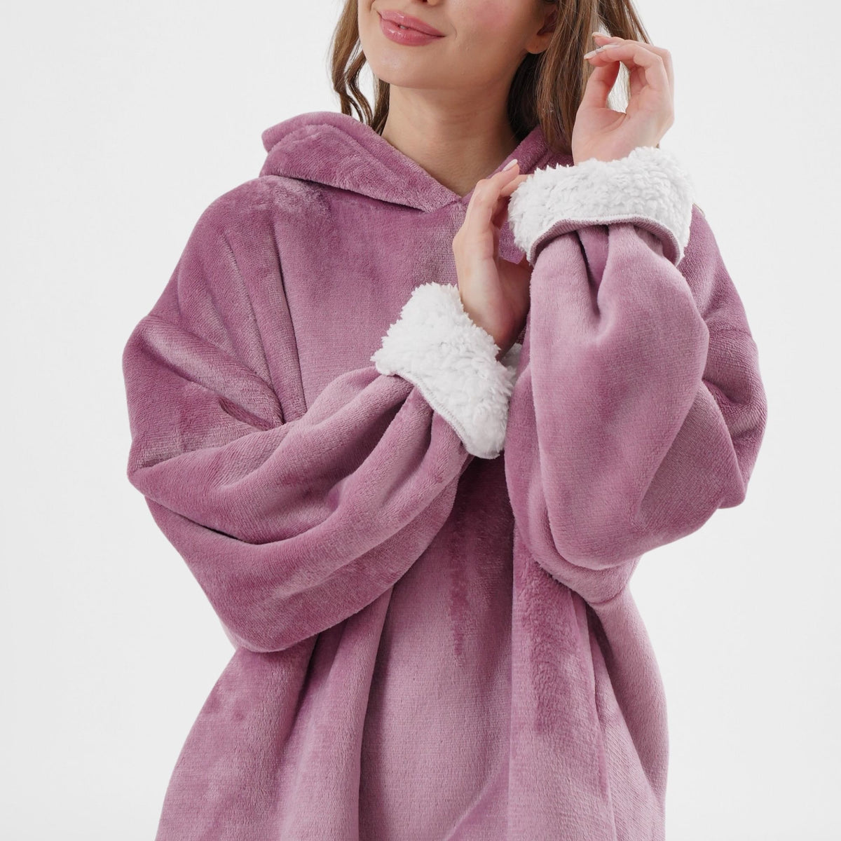 Textino FEM - Hoodie 70x110 cm - Dames - Dusky Orchid - Paars