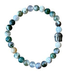 Dames armband Boom Agaat met Boeddha kraal