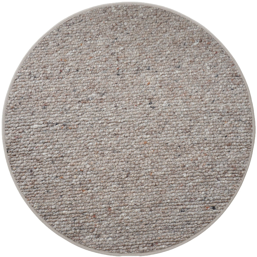 Vloerkleed Steve Donker Beige Rond ø160 cm