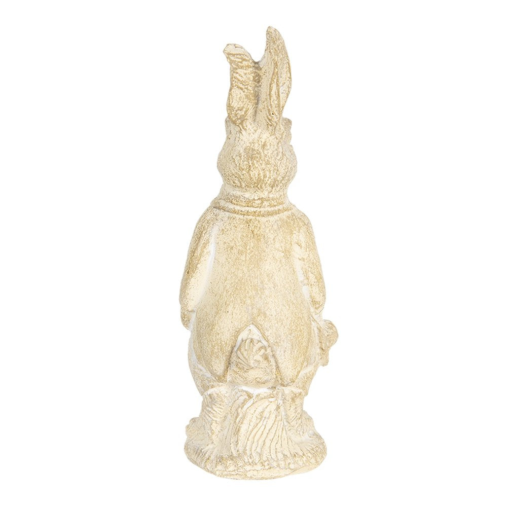 Beeld Konijn 11 cm Wit Kunststof