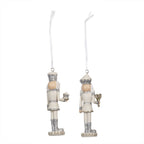 Decoratie hanger notenkraker (set van2) 3x3x10 cm
