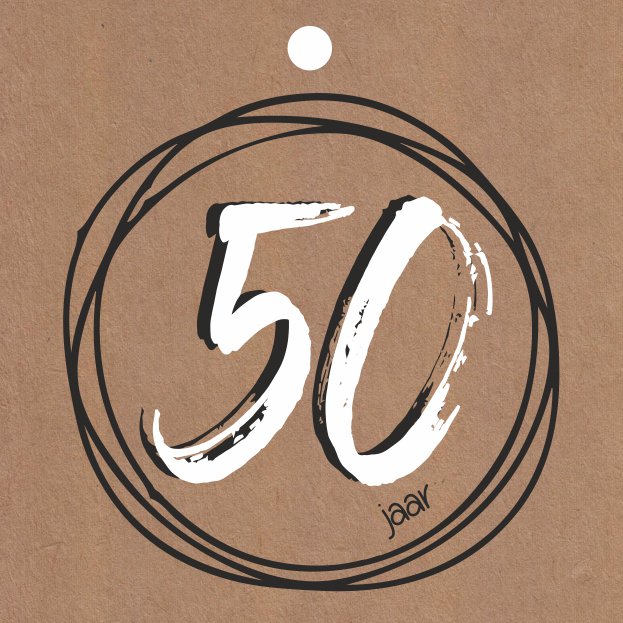 Cadeau kaartjes - 50 jaar - 20 stuks