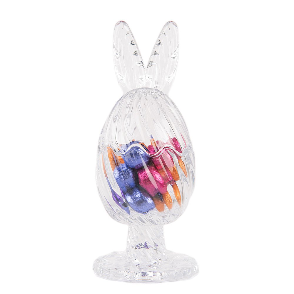 Glazen potje Ei Ø 9x22 cm Transparant Glas