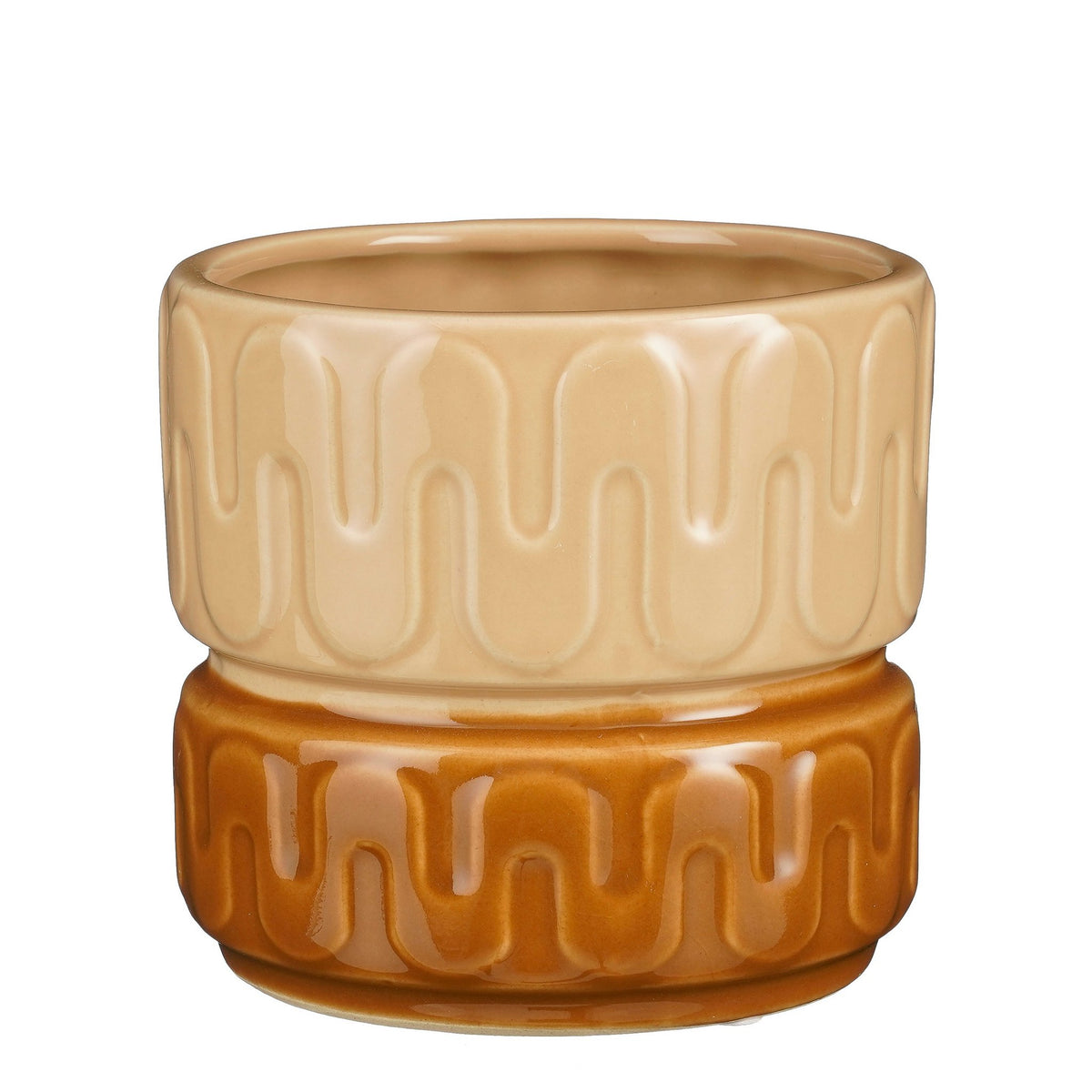 Nancy pot rond creme