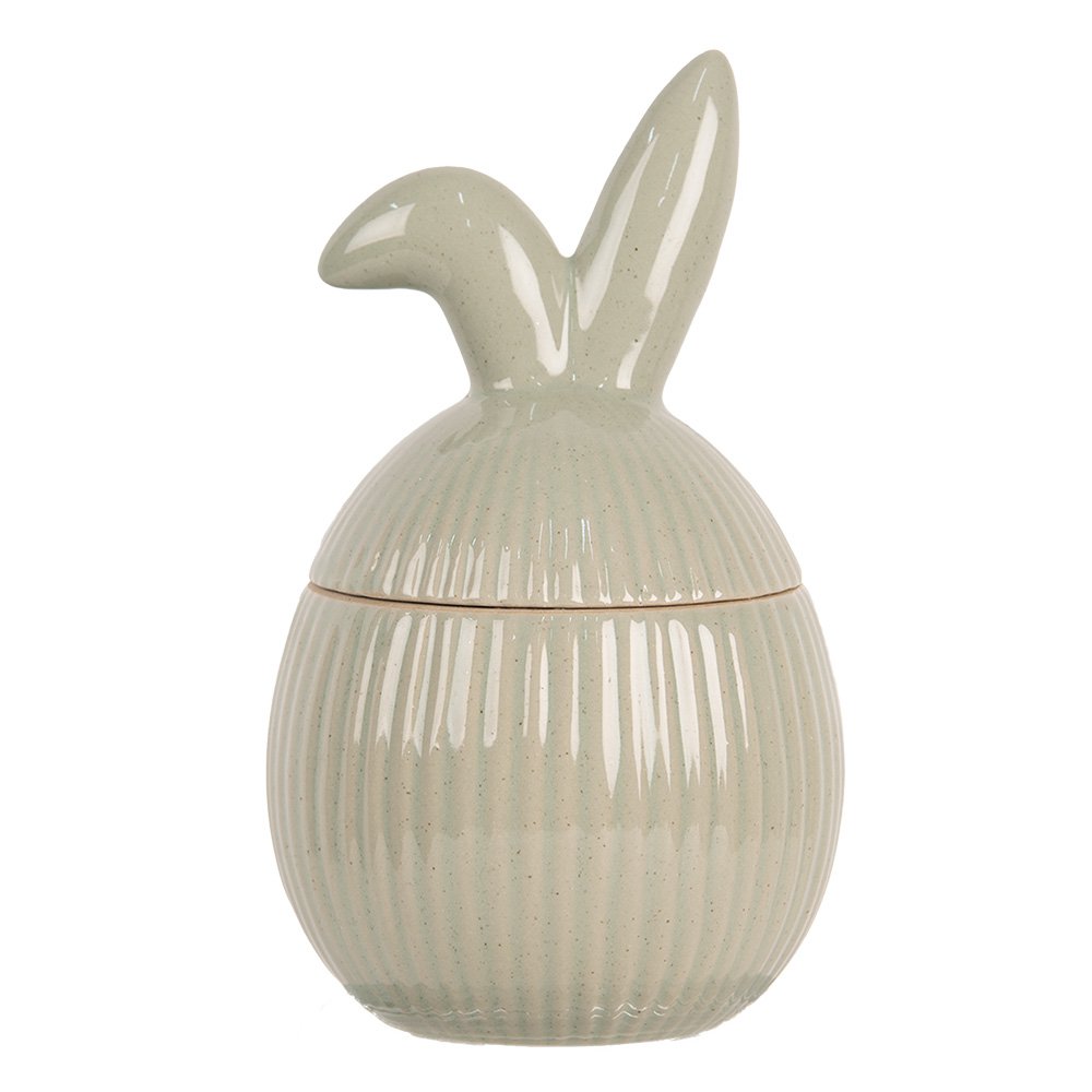 Voorraadpot 10x10x16 cm Groen Keramiek
