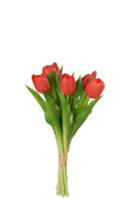 J-Line Boeket Tulpen 7Stuks Pu Koraal Roze Small