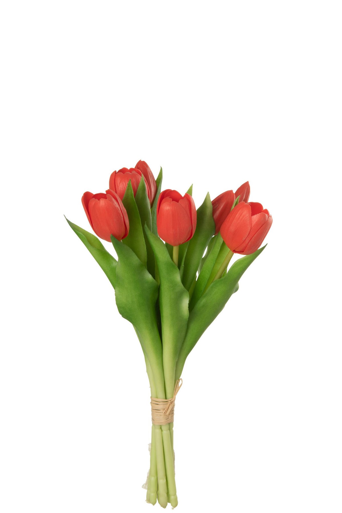 J-Line Boeket Tulpen 7Stuks Pu Koraal Roze Small