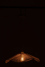 J-Line hanglamp Touw - vlas - greige - large