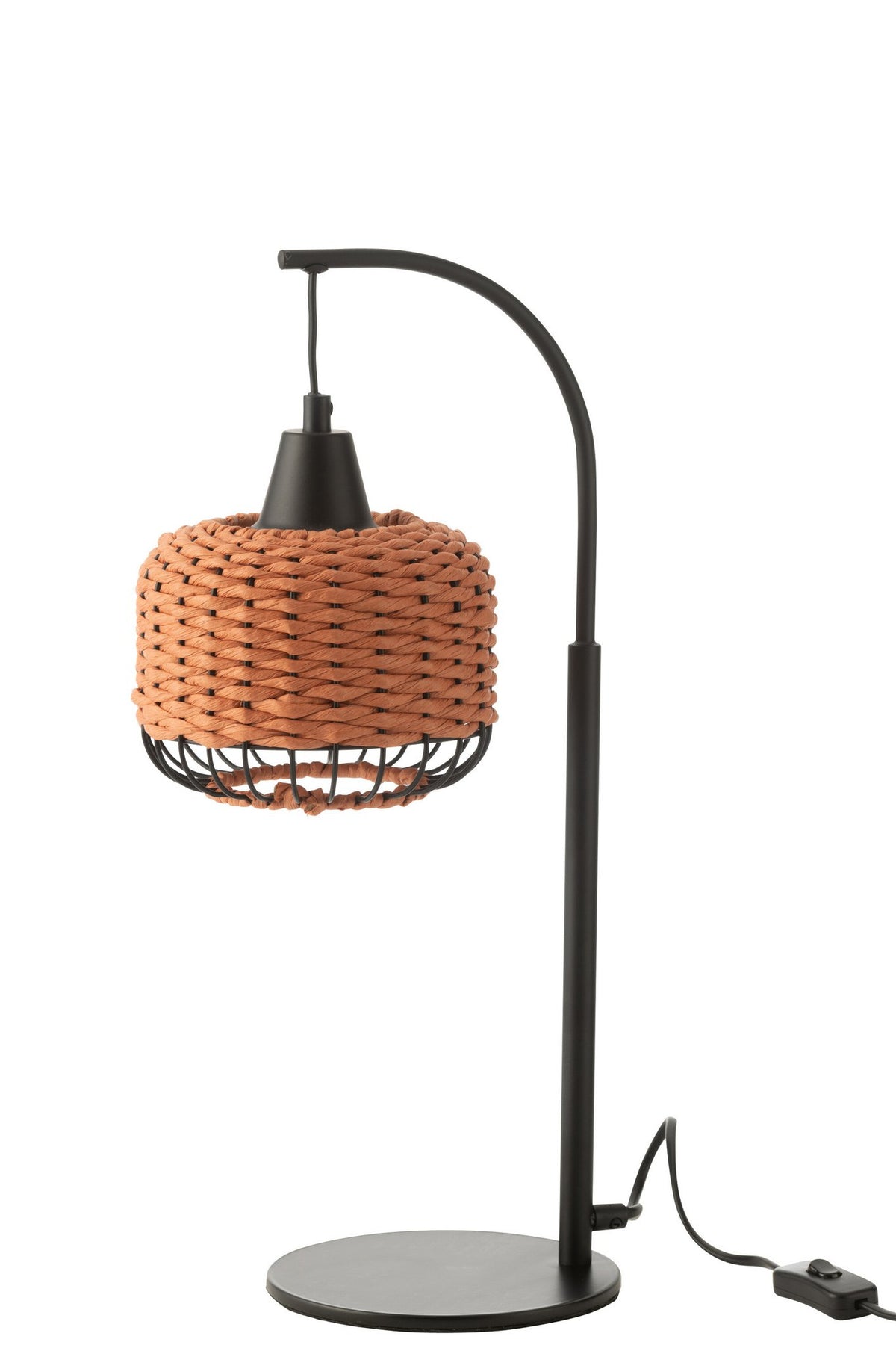 J-Line Lamp Lantaarn Metaal Oranje
