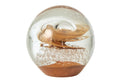J-Line presse-papier Swirl Bal - glas - brons - large