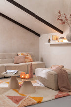J-Line sofa grid - populierenhout/schuim - beige