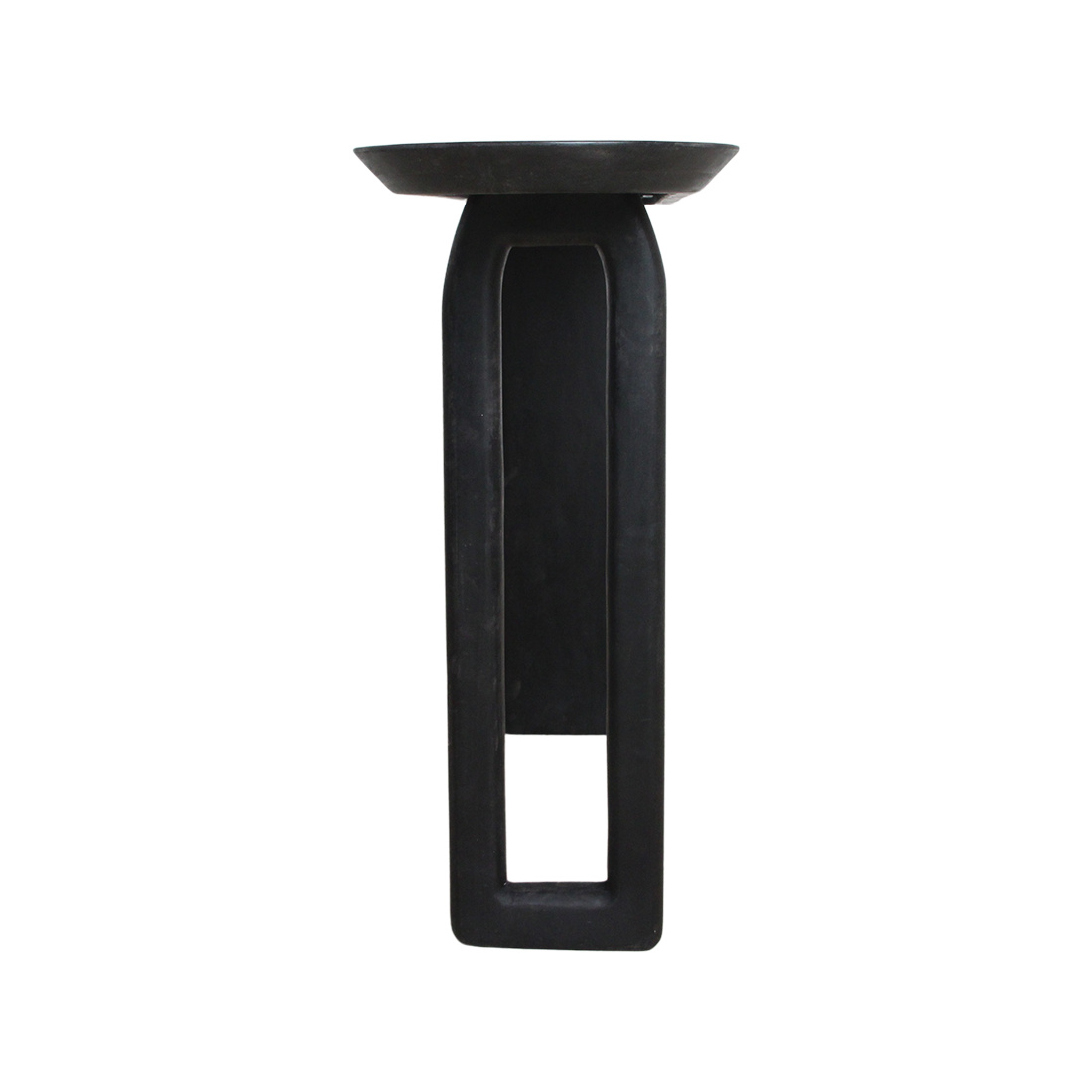 Bullnose consoletafel zwart