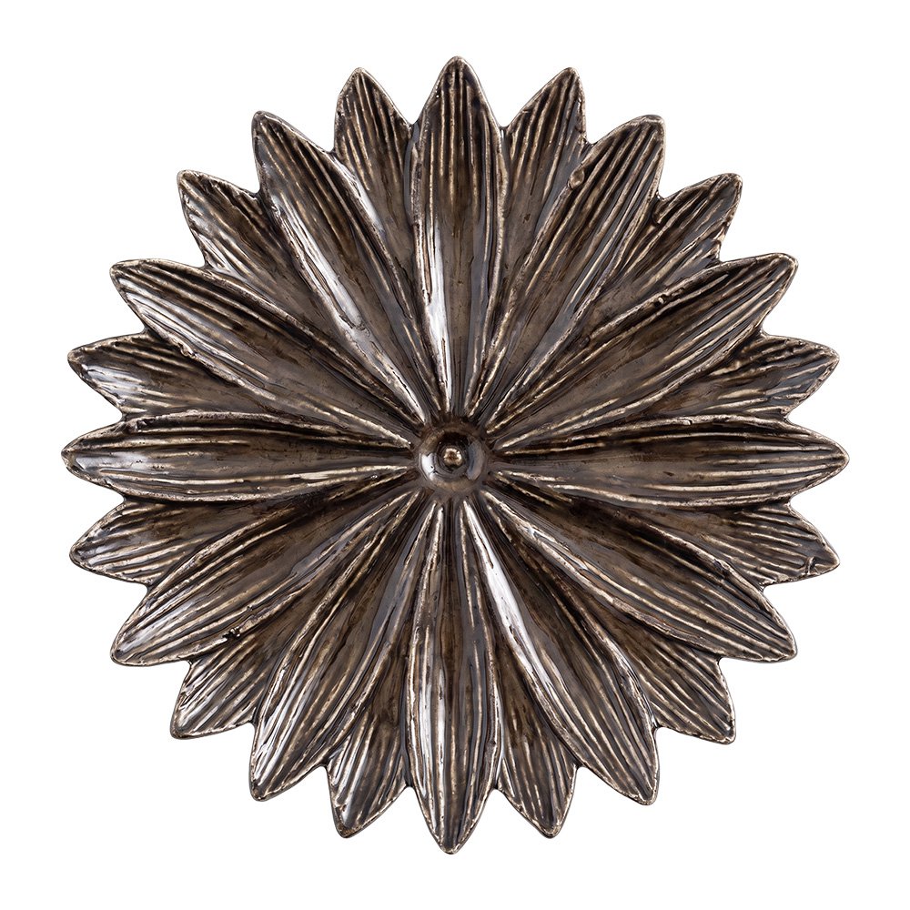 Decoratie schaal Bloem Bruin Keramiek Decoratie Schaal