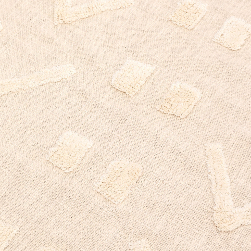 Katoenen deken - Beige - Getuft Premium Home Accent
