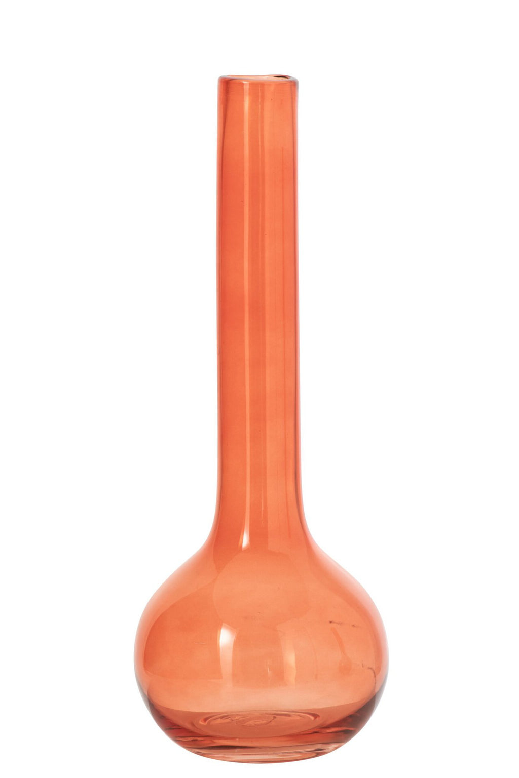 J-Line vaas - glas - oranje - large