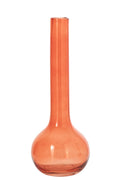 J-Line vaas - glas - oranje - large