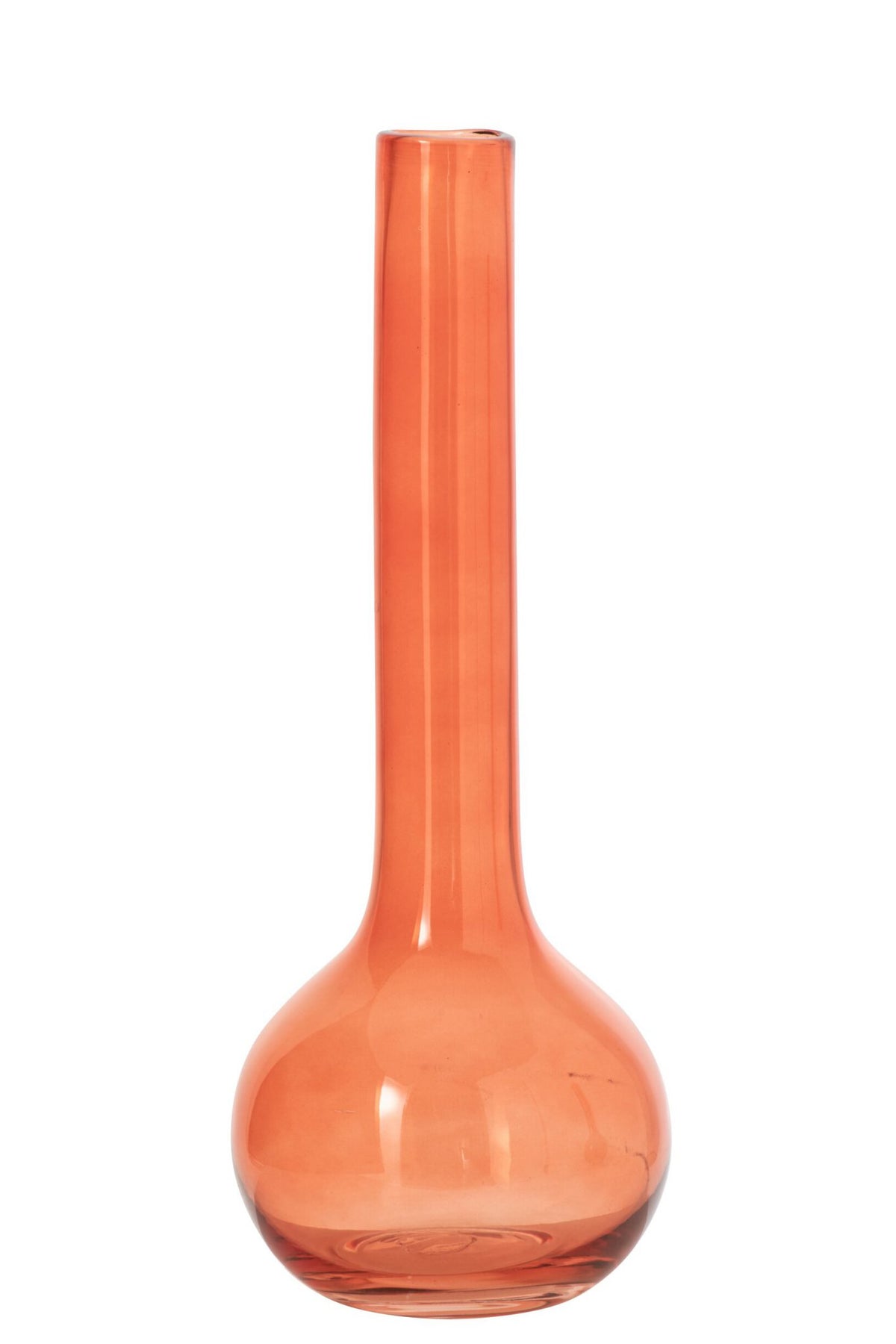 J-Line vaas - glas - oranje - large