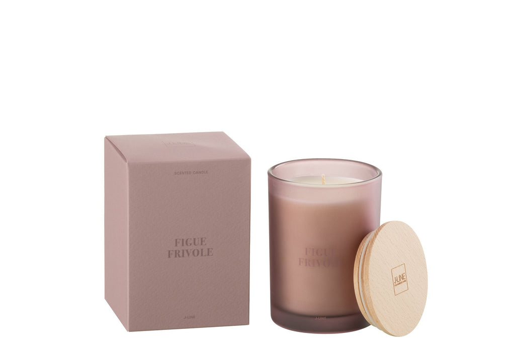 J-Line geurkaars Accords Essentiels - Figue Frivole - paars - 38U