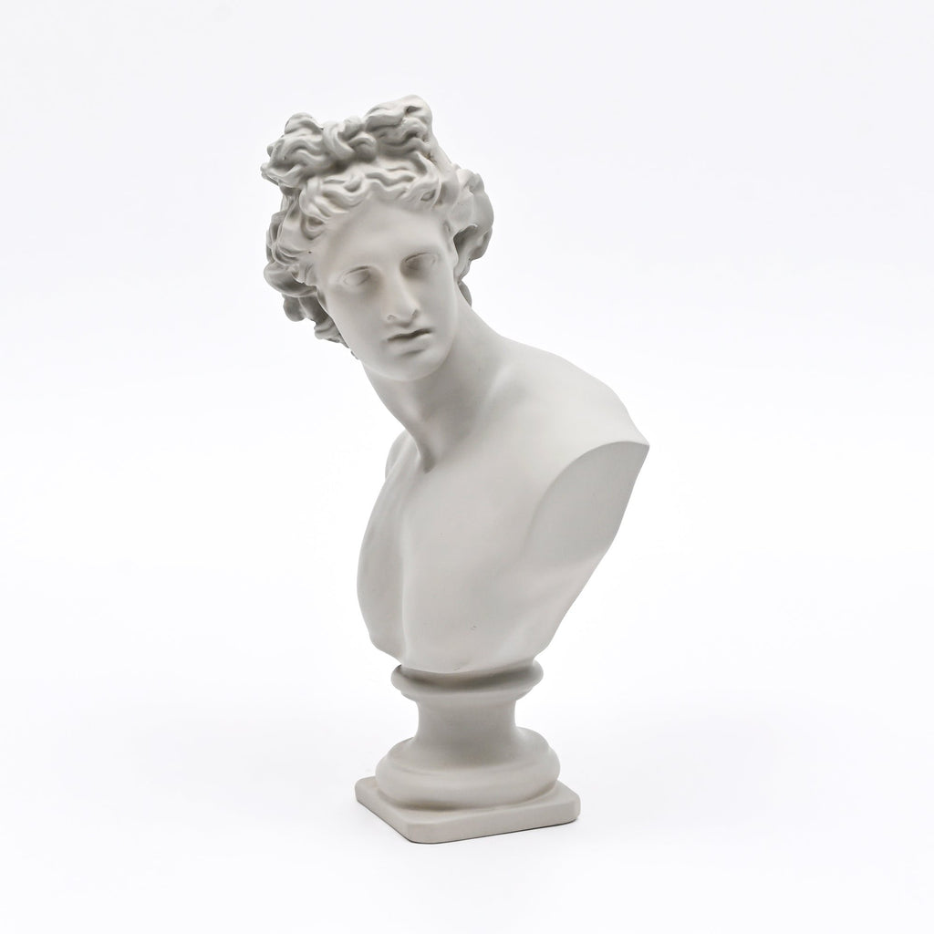 Klassieke witte Griekse godin buste sculptuur – luxe marmeren look standbeeld voor huisdecoratie, tafeldecoratie en kantoorstyling