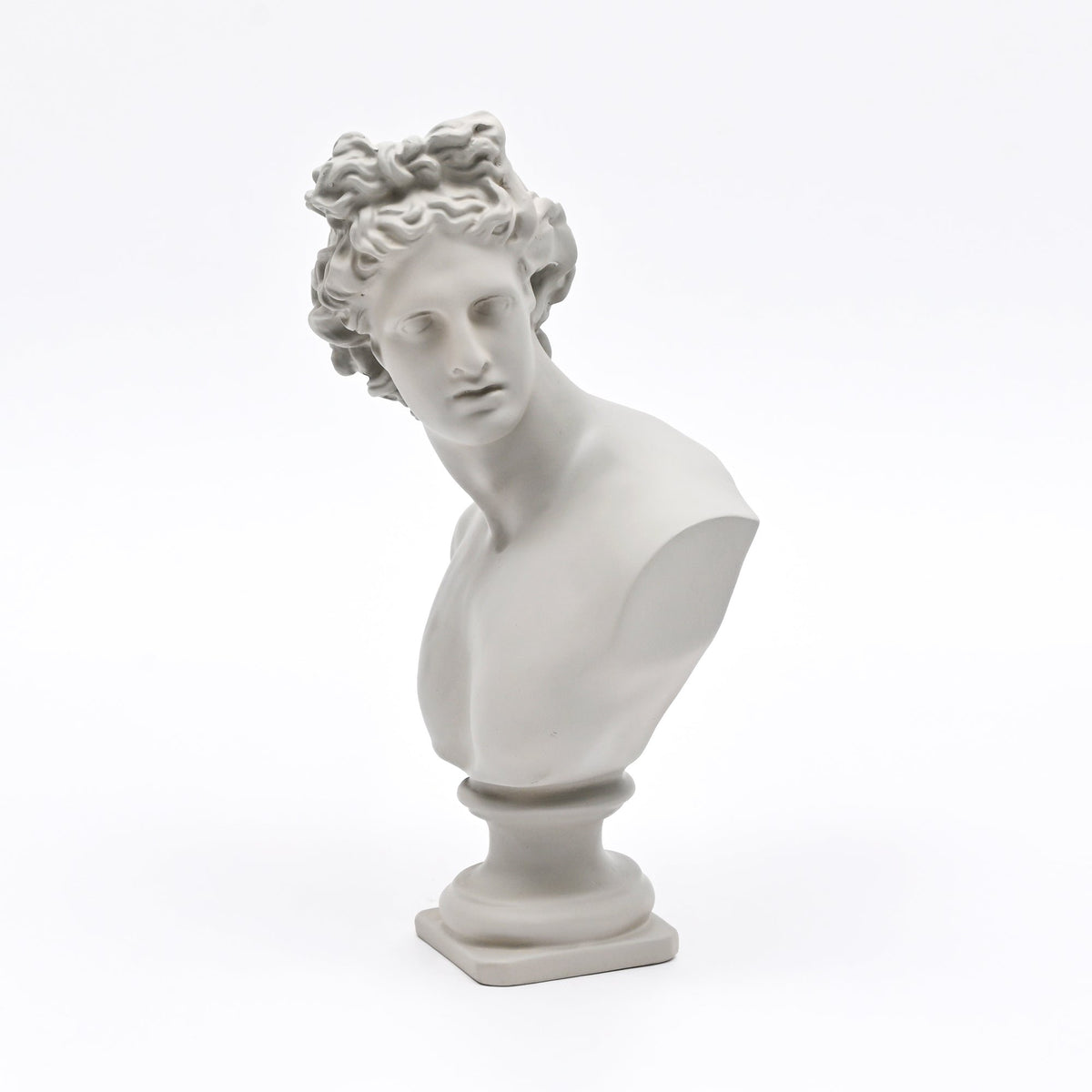 Klassieke witte Griekse godin buste sculptuur – luxe marmeren look standbeeld voor huisdecoratie, tafeldecoratie en kantoorstyling