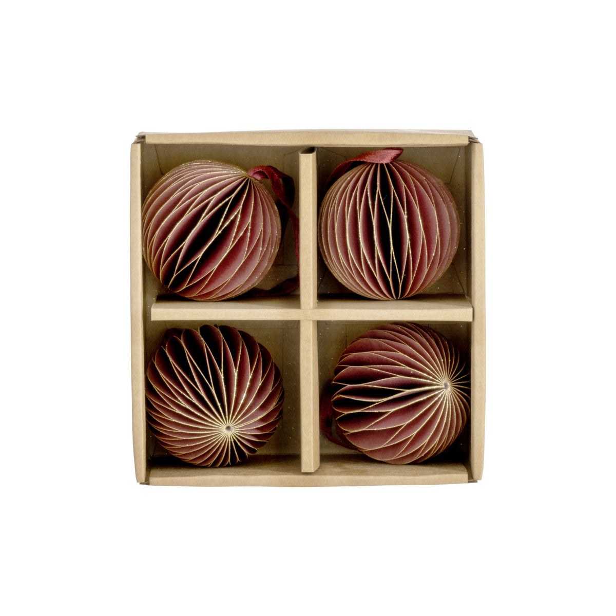 Kerstbal Matanao Rood 7 cm