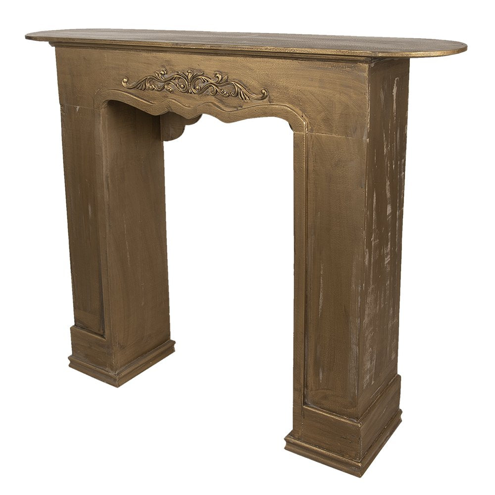 Schouw Goudkleurig, Hout 125x28x101 cm