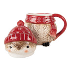 Mok 500 ml Rood Keramiek Kerst